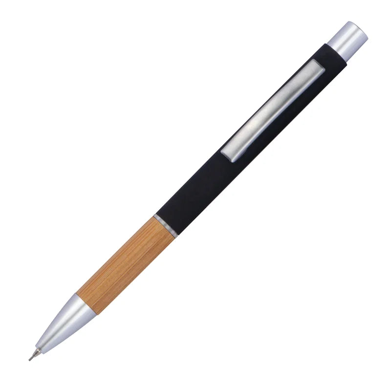 Schreibset Kugelschreiber und Bleistift mit Griffzone aus Bambus Lukas-4