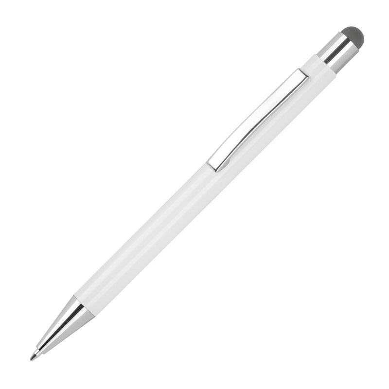 Kugelschreiber aus Aluminium mit gummierter Oberfläche JEAN-zoom-