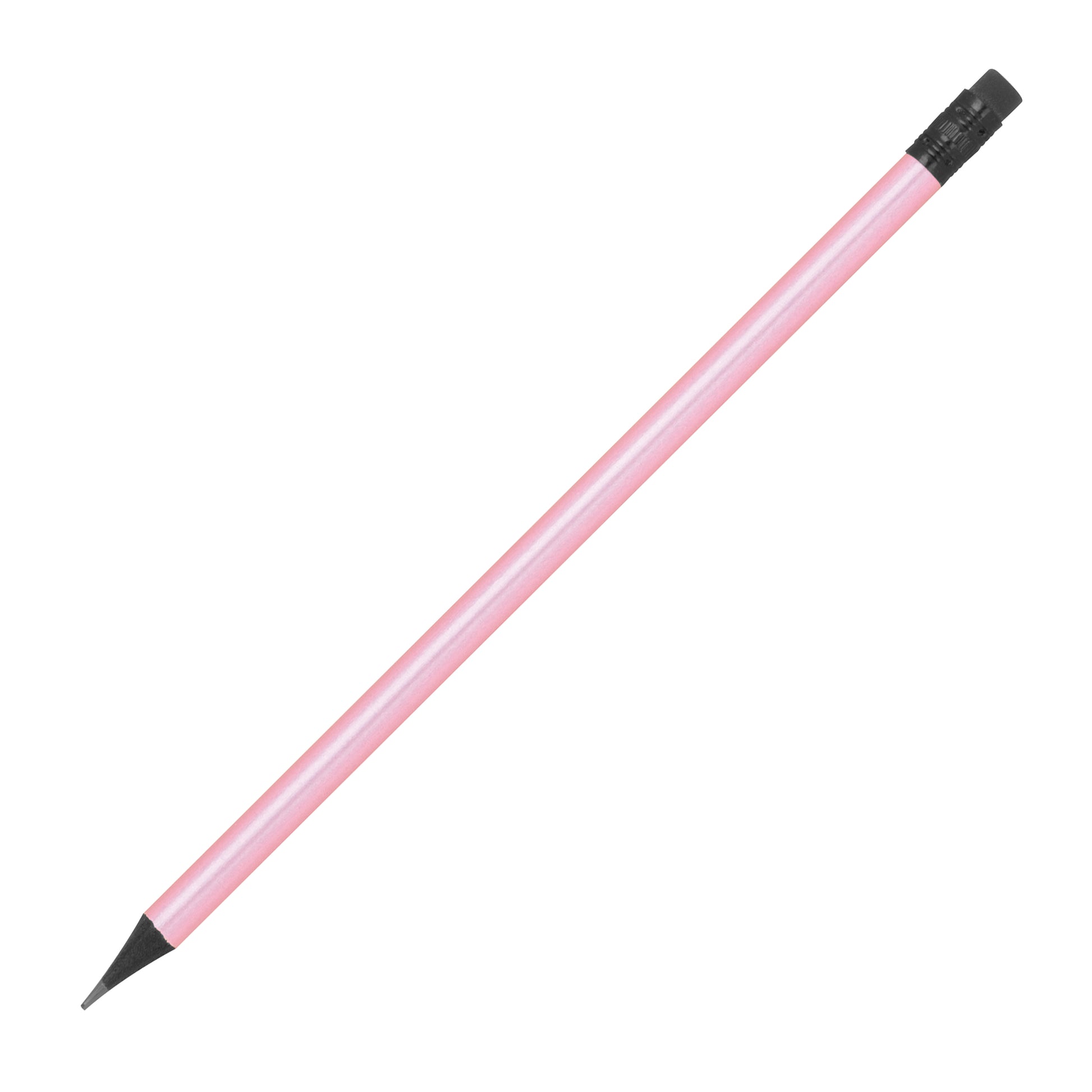 Bleistift mit Radiergummi in Metallic-Farben JAMES-1