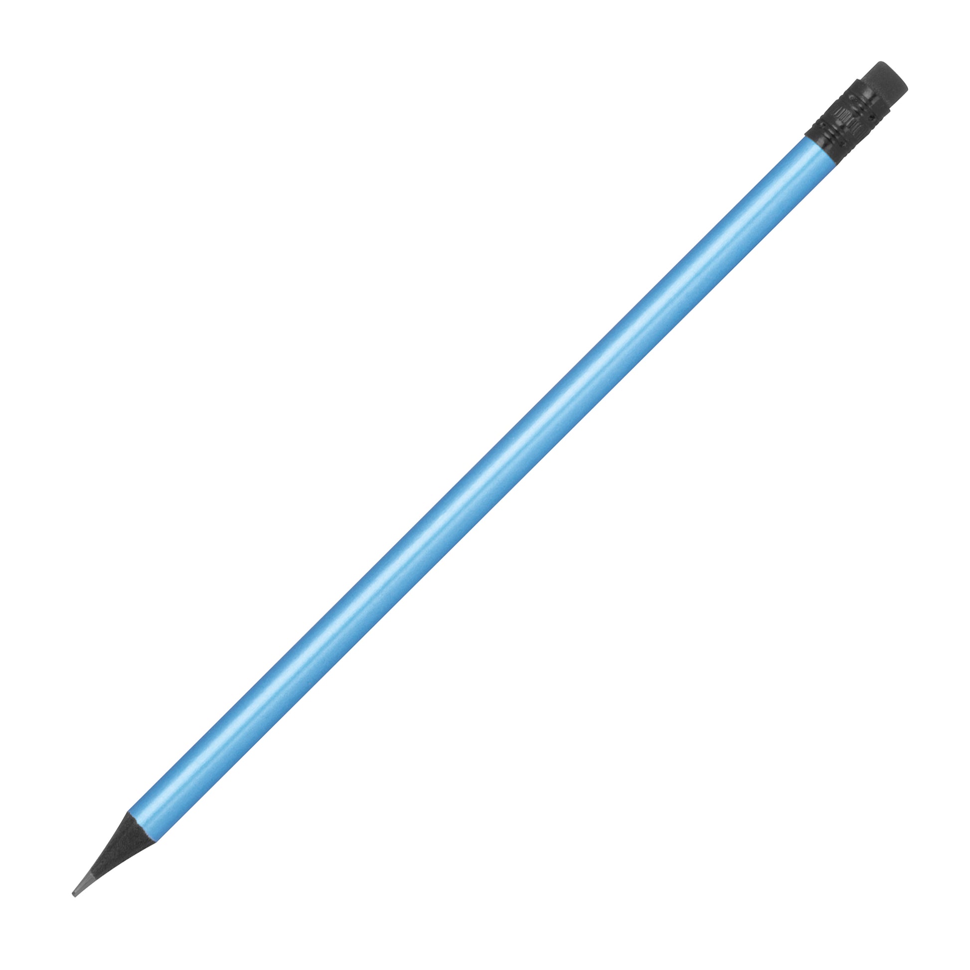 Bleistift mit Radiergummi in Metallic-Farben JAMES-4