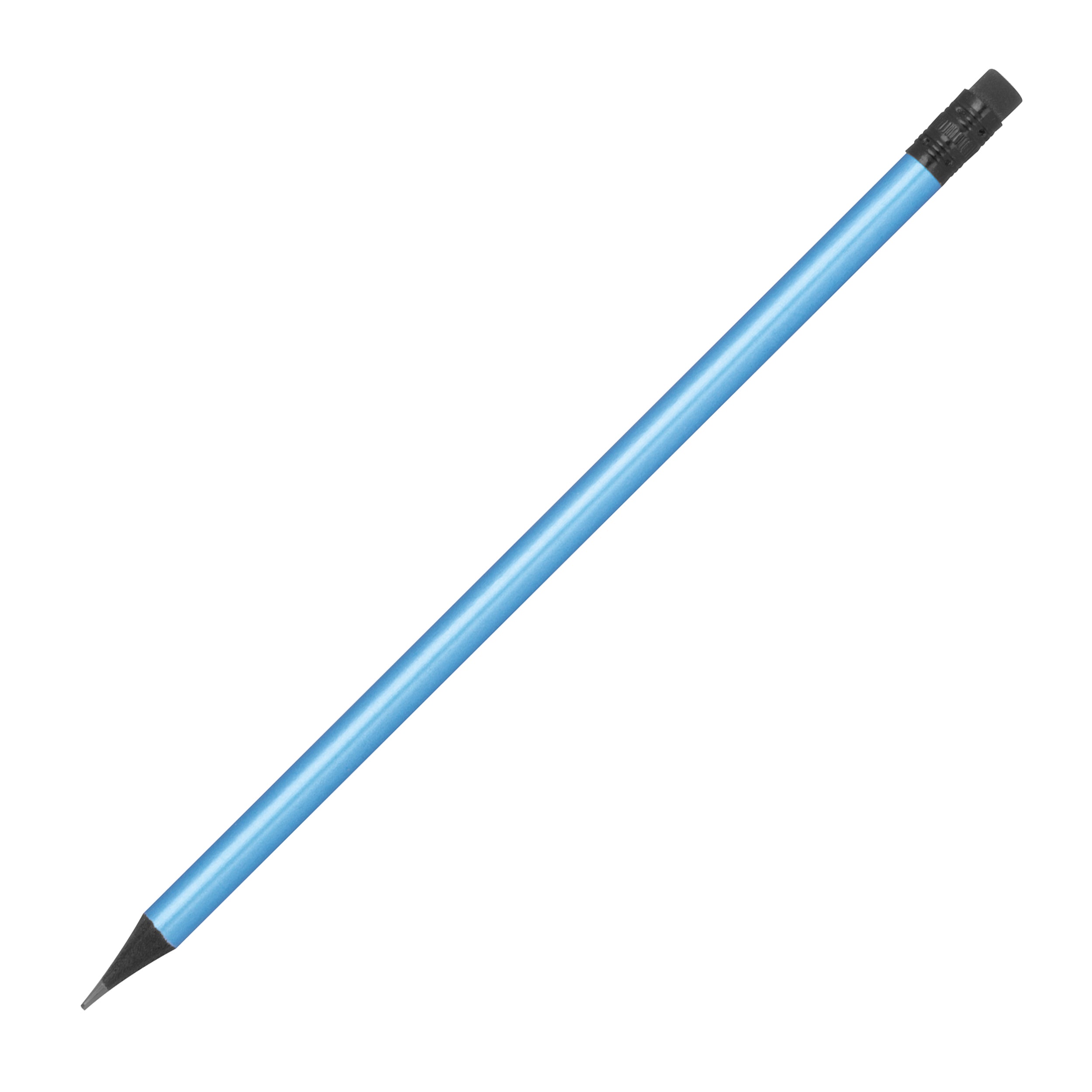 Bleistift mit Radiergummi in Metallic-Farben JAMES-zoom-4