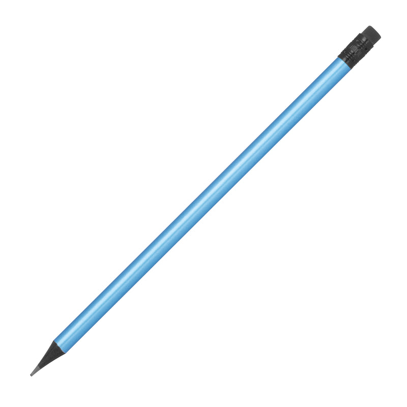 Bleistift mit Radiergummi in Metallic-Farben JAMES-zoom-
