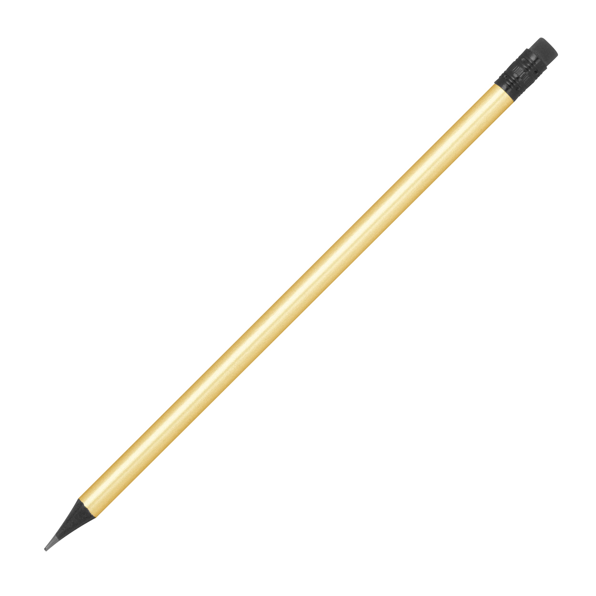 Bleistift mit Radiergummi in Metallic-Farben JAMES-zoom-10