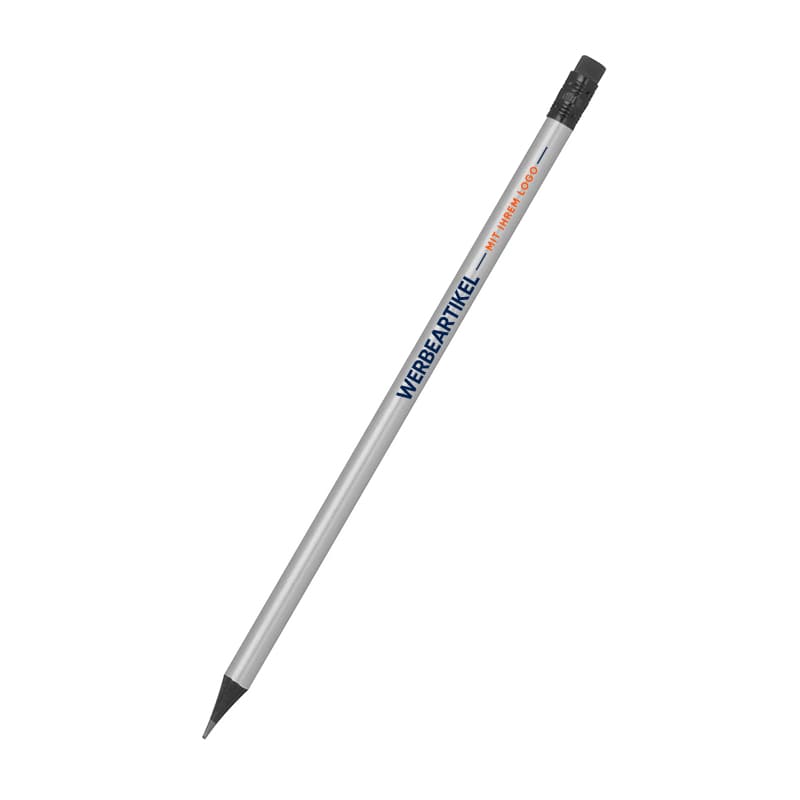 Bleistift mit Radiergummi in Metallic-Farben Orven-zoom-