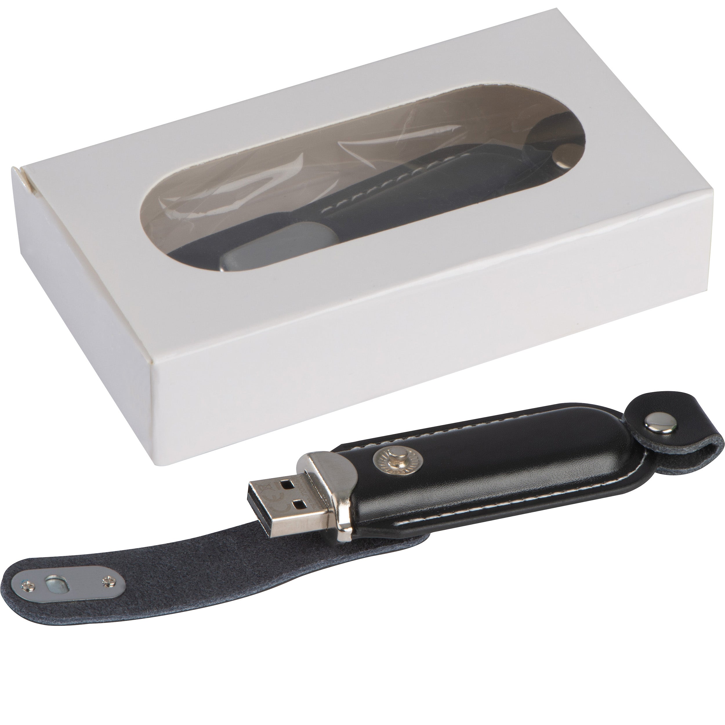 USB Stick mit Kunstledereinband 4GB-zoom-1