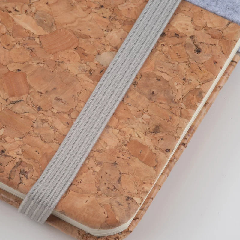 A5 Notizbuch mit Cover aus Kork und Filz TERESA-5