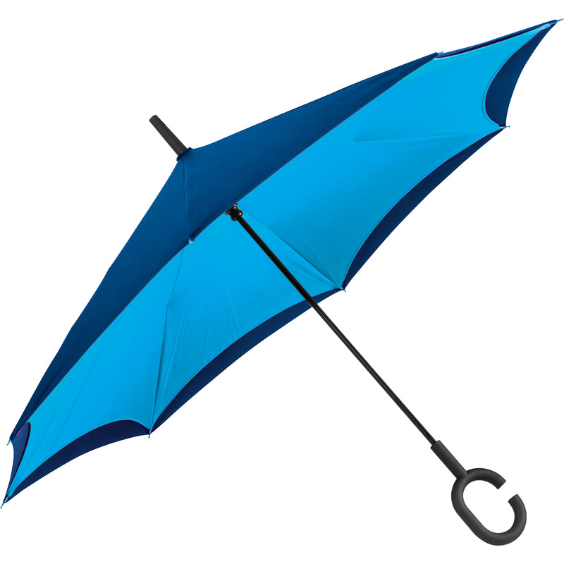 Umklappbarer Regenschirm aus 190T Pongee OLIVIA-zoom-