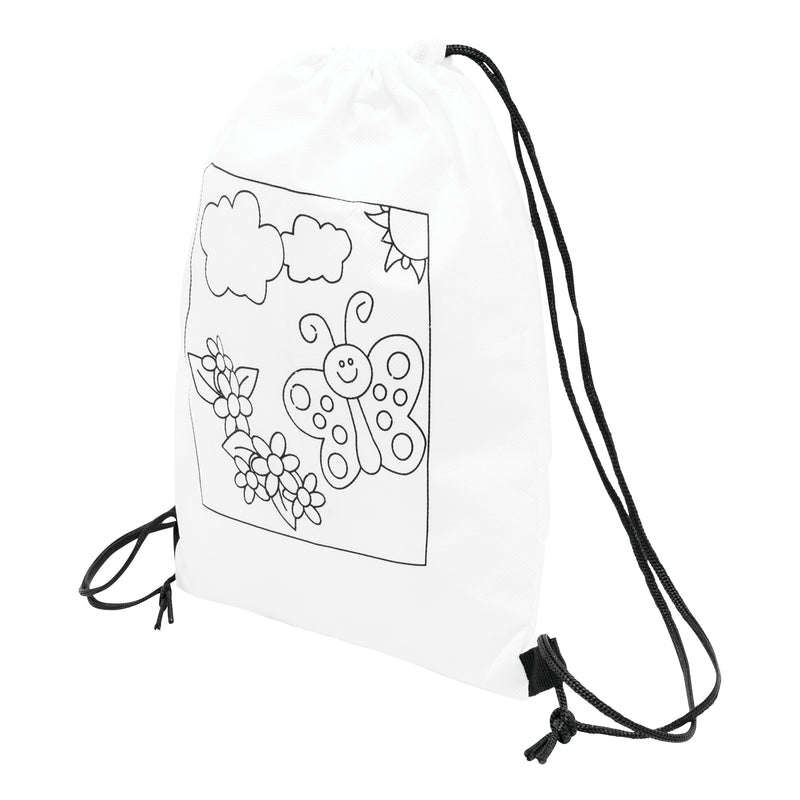 COLOURFUL HOBBY - Backpack for colouring 29 x 25,5 x 0,7 cm-zoom-