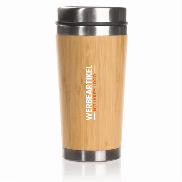 Thermobecher aus Bambus 500 ml | Mark-zoom-