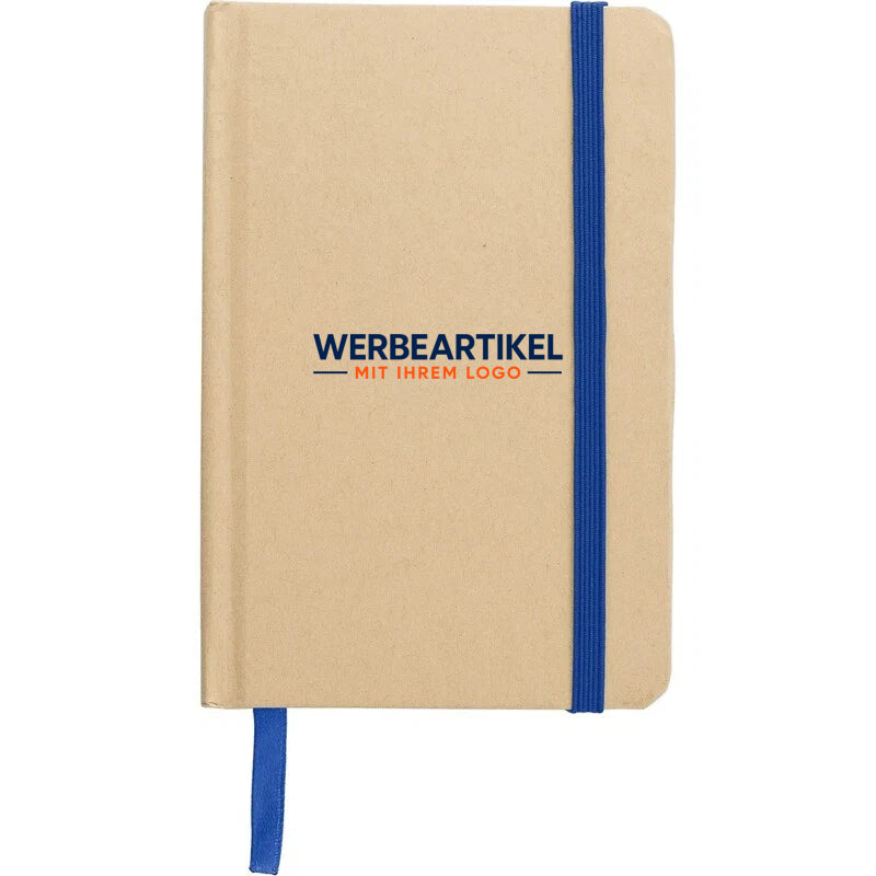 Notizbuch A6 aus recyceltem Kraftpapier, fester Einband-1