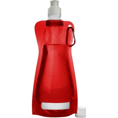 Trinkflasche 420 ml mit Karabinerhaken, faltbar-zoom-4