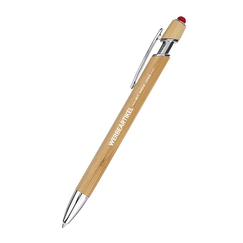 Kugelschreiber aus Bambus, Touchpen-zoom-