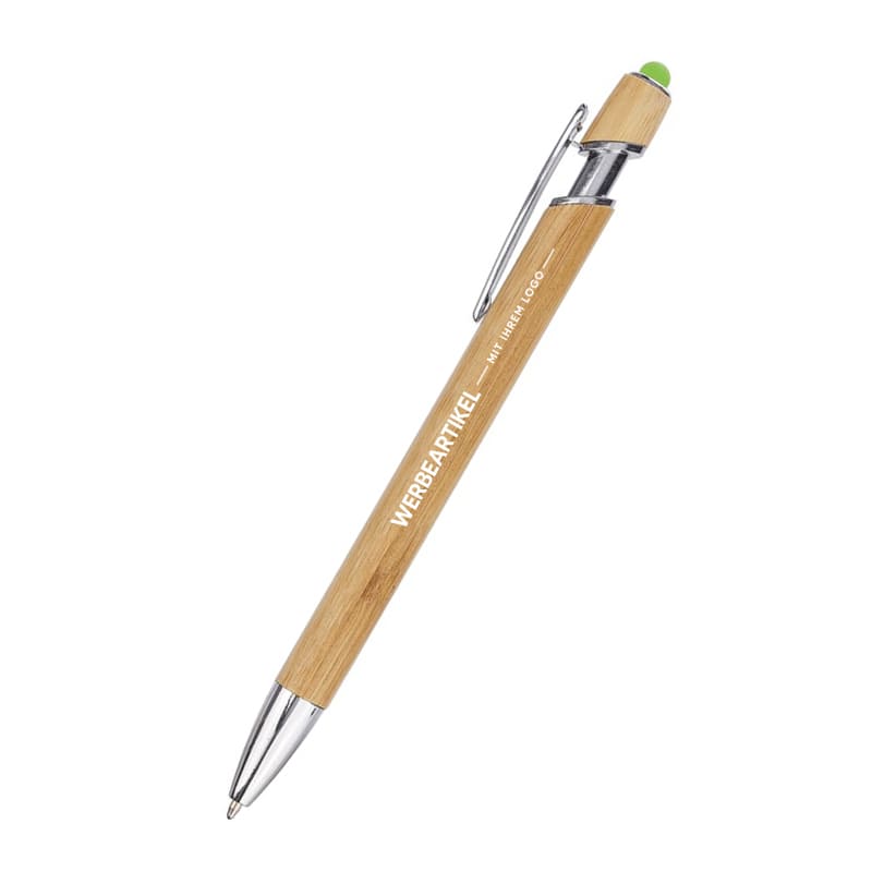 Kugelschreiber aus Bambus, Touchpen-zoom-