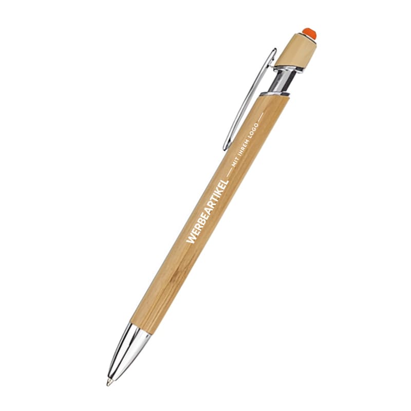 Kugelschreiber aus Bambus, Touchpen-11