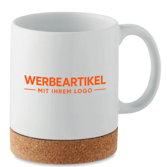 Keramikbecher Subli mit Kork 280 ml-1