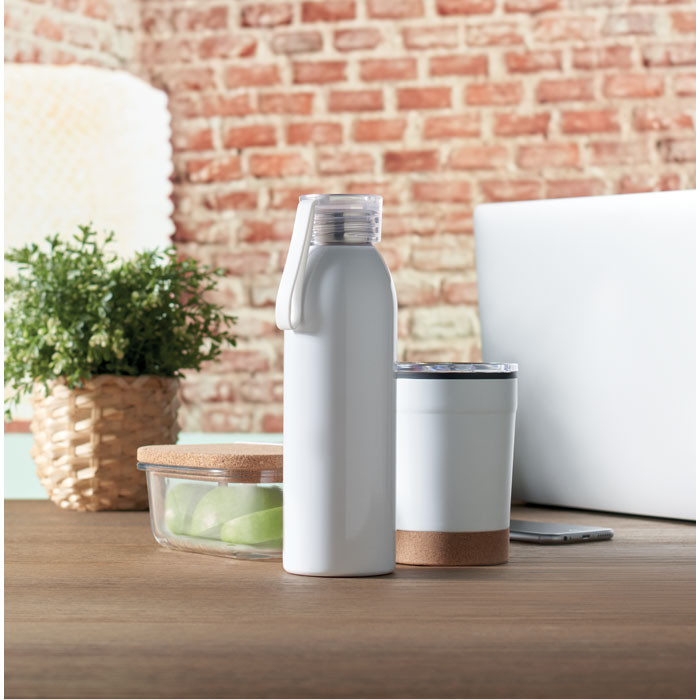 Recycelte Aluminiumflasche Cork 600 ml