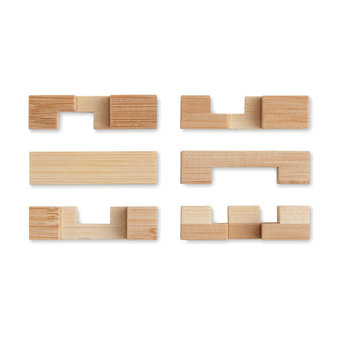 Holzpuzzle/Gehirnjogging Bambus-zoom-2