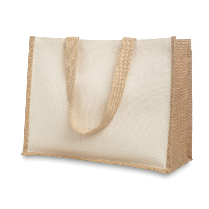 Jute/Canvas Shopper-2
